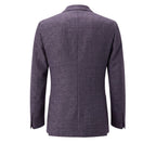 Peserico blue wool men's jacket with classic fit, featuring a tailored collar and button closure for a sophisticated look.