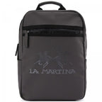 La Martina Gray Polyethylene Backpack - Eljoys Fashion 