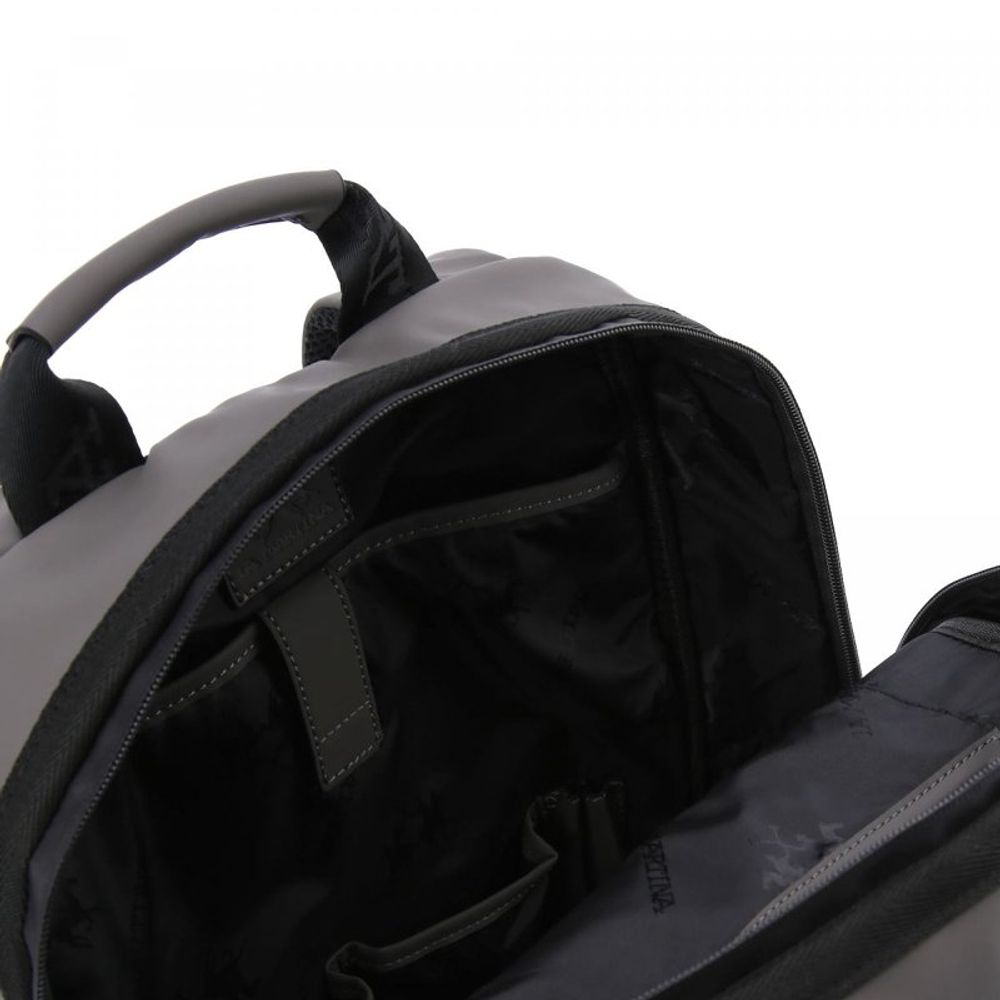 La Martina Gray Polyethylene Backpack - Eljoys Fashion 