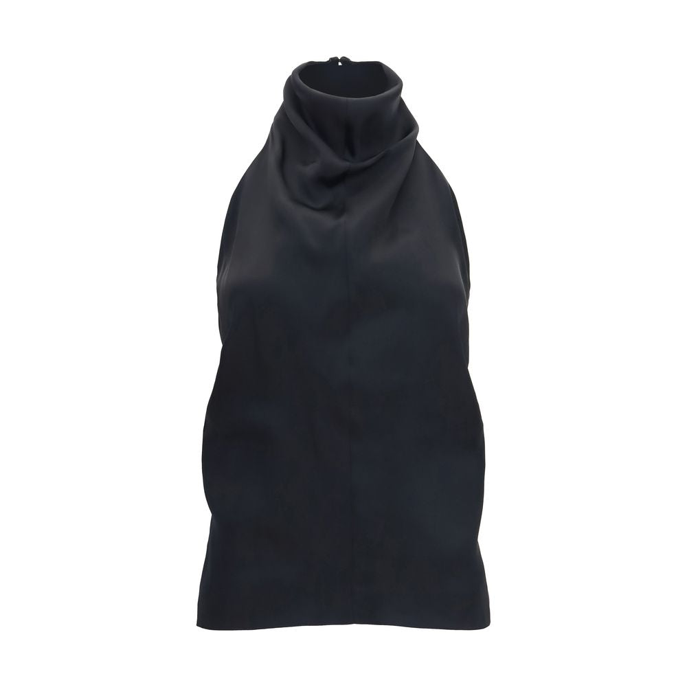 Khaite Black Acetate Blouse