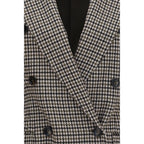 Max Mara multicolor viscose blazer with tailored fit and vibrant pattern, stylish for office or casual wear.