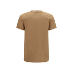 Max Mara beige cotton sportswear top with a relaxed fit and sporty design, perfect for casual and active wear.