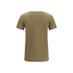 Max Mara bicolor cotton sportswear top with sporty design, featuring contrasting colors and a comfortable fit.