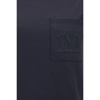 Max Mara black cotton sportswear, featuring a sleek design with comfortable fit, suitable for casual or athletic wear.