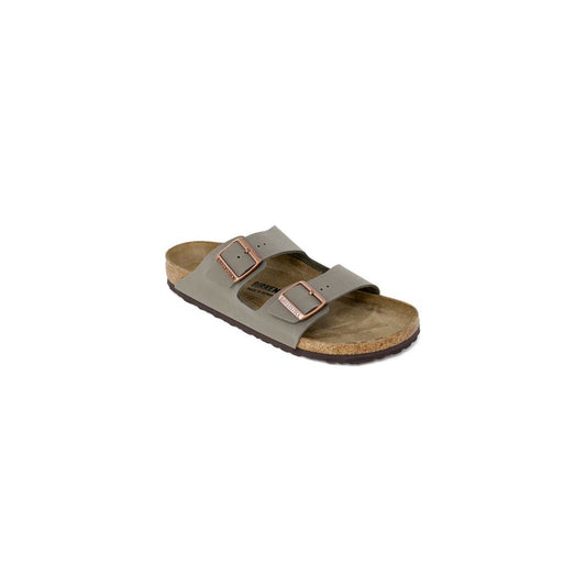 Birkenstock Gray Synthetic Strap-On Sandals Birkenstock