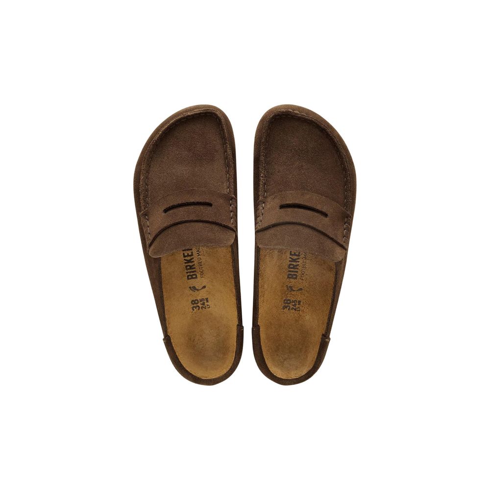Birkenstock Brown Suede Leather Moccassin - Eljoys Fashion 