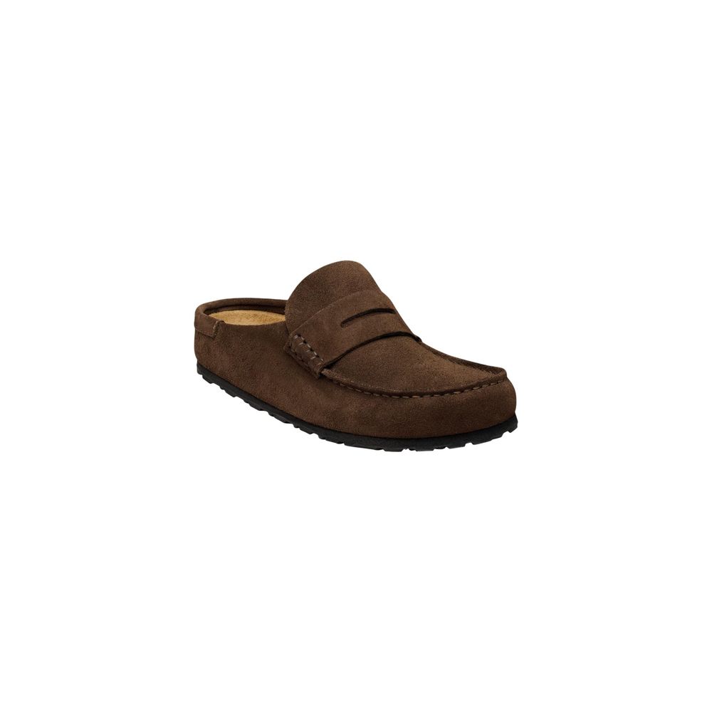 Birkenstock Brown Suede Leather Moccassin - Eljoys Fashion 