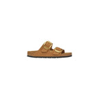 Birkenstock Brown Leather Flat Sandals Birkenstock