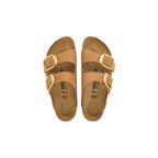 Birkenstock Brown Leather Flat Sandals Birkenstock