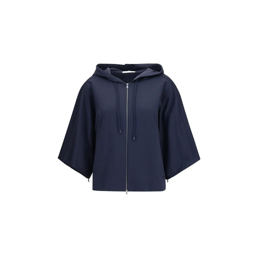 Max Mara Blue Polyamide Sweatshirt Max Mara