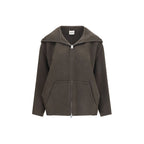 Khaite Bicolor Wool Oves Aries Full-Length Jacket