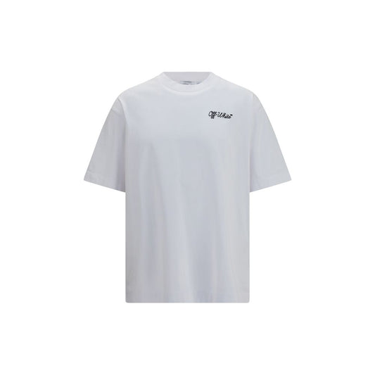 Off-White White Cotton T-Shirt Off-White