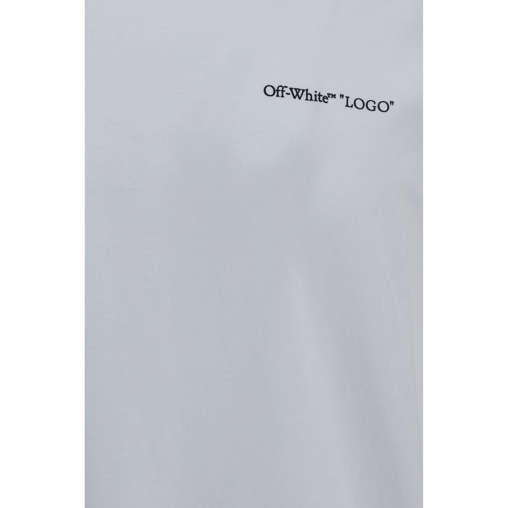 Off-White White Cotton T-Shirt Off-White