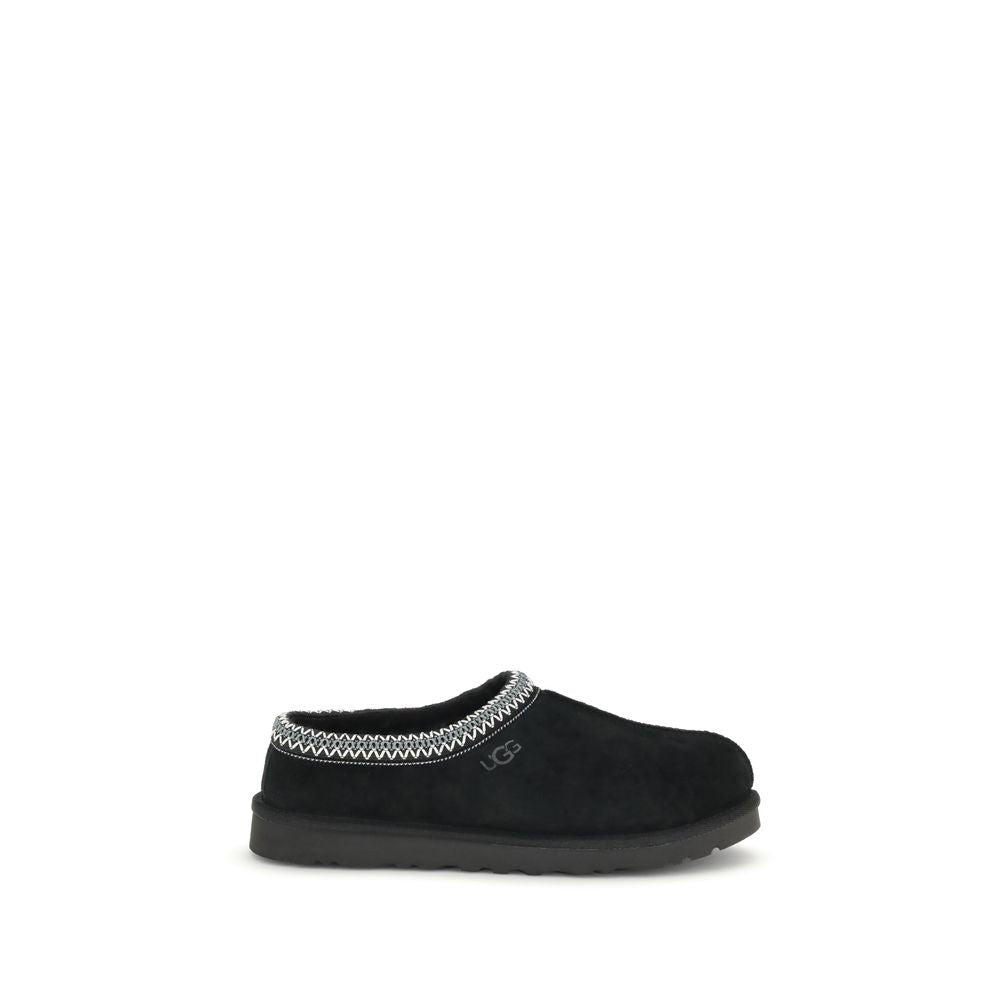UGG Black Leather Mules UGG