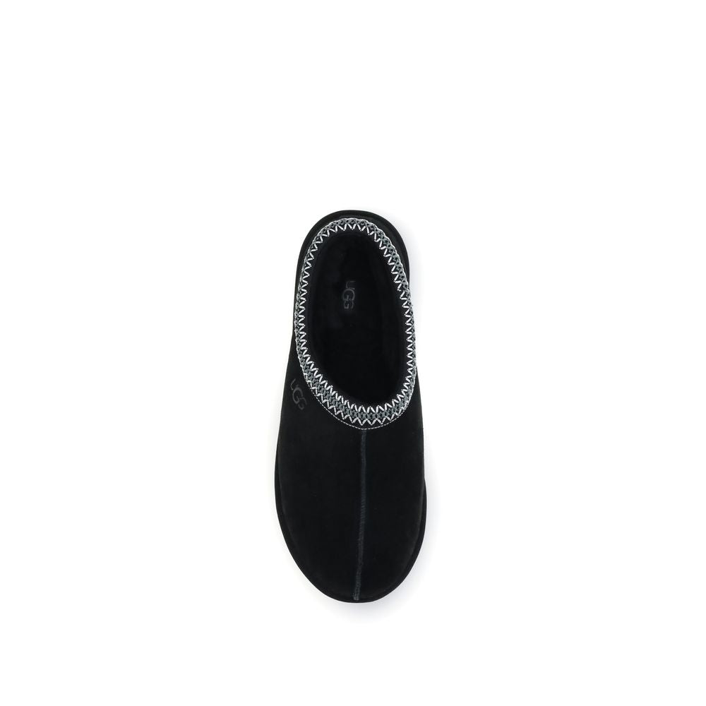 UGG Black Leather Mules UGG
