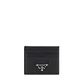 Prada Black Calf Leather Bos Taurus Wallet Prada