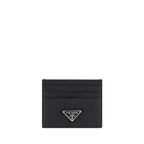 Prada Black Calf Leather Bos Taurus Wallet Prada
