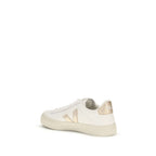 Veja White Calf Leather Bos Taurus Low Top Sneakers Veja