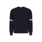 Thom Browne Blue Cotton Sweatshirt Thom Browne