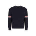 Thom Browne Blue Cotton Sweatshirt Thom Browne