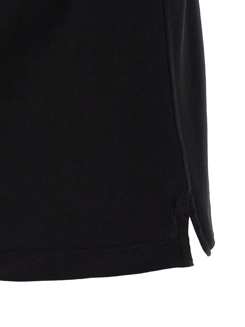 Stone Island Black Cotton Polo Shirt - Eljoys Fashion 