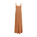 Forte_Forte Beige Acetate Long Dress Forte_Forte