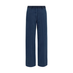 Forte_Forte Blue Cotton Chino Pants Forte_Forte