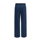 Forte_Forte Blue Cotton Chino Pants Forte_Forte