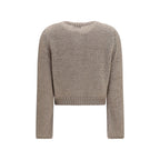 Forte_Forte Beige Silk Cardigan Forte_Forte