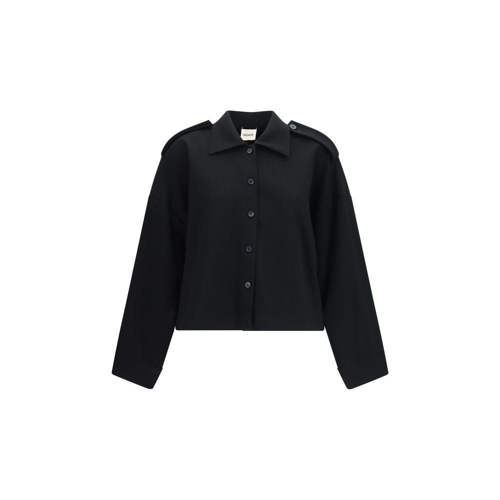 Khaite Black Acetate Shirt Khaite