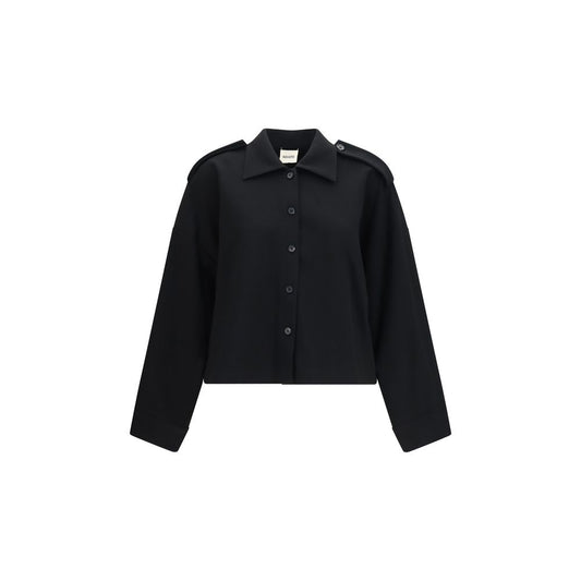 Khaite Black Acetate Shirt Khaite