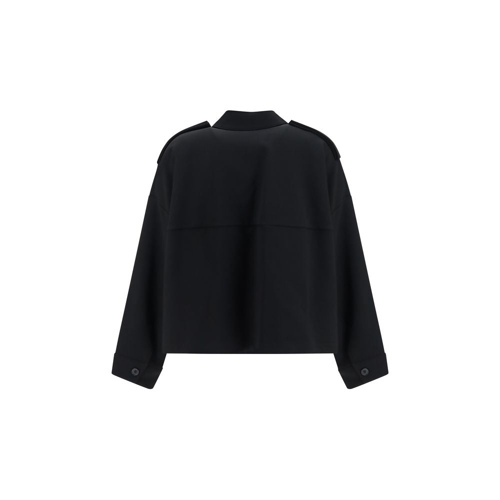 Khaite Black Acetate Shirt Khaite