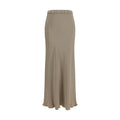 Max Mara Beige Silk Long Skirt Max Mara