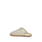 Forte_Forte Silver Fabric Mules Forte_Forte