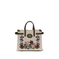 Valentino Garavani Beige Linen Shoulder Bag Valentino Garavani