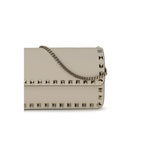 Valentino Garavani Beige Calf Leather Bos Taurus Wallet Valentino Garavani
