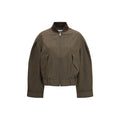 Ganni Bicolor Wool Oves Aries Bomber Ganni