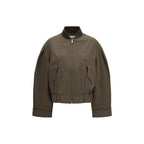 Ganni Bicolor Wool Oves Aries Bomber Ganni