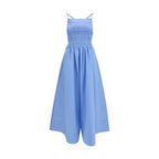 Ganni Blue Cotton Casual Dress