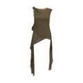 Ganni Bicolor Polyester Blouse Ganni