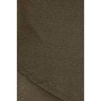 Ganni bicolor polyester blouse with long sleeves and a relaxed fit, featuring a stylish color-block design.
