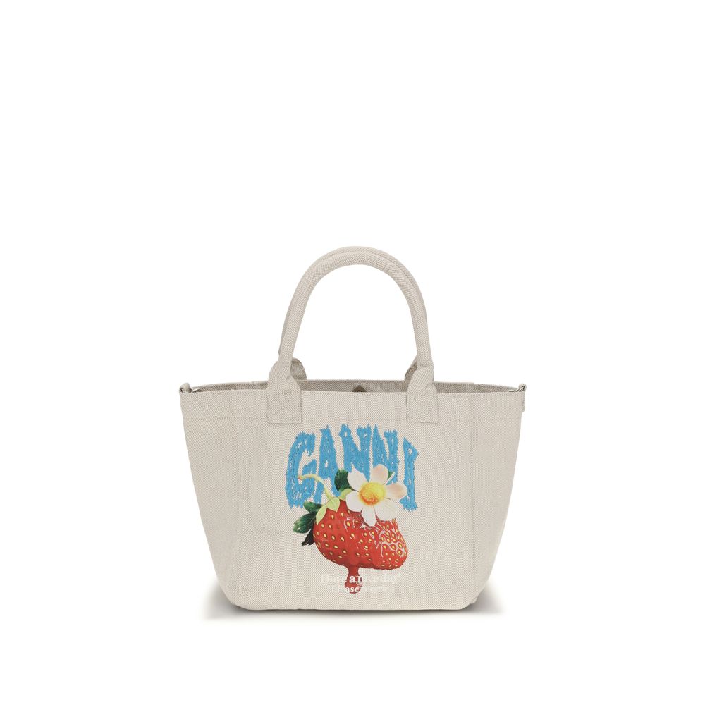 Ganni Beige Polyester Shoulder Bag Ganni