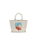 Ganni Beige Polyester Shoulder Bag Ganni