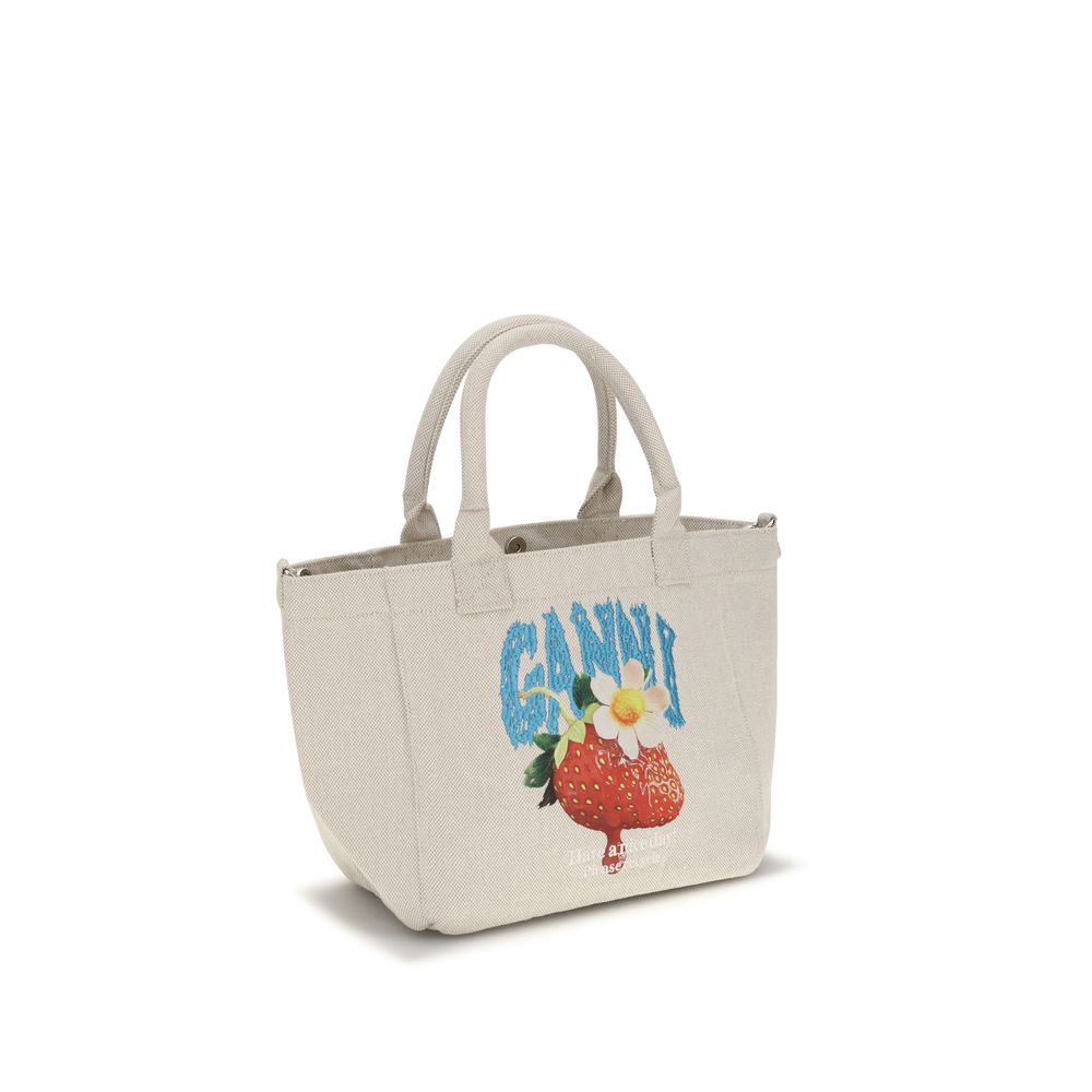 Ganni Beige Polyester Shoulder Bag Ganni