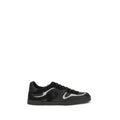 Dolce & Gabbana Black Calf Leather Bos Taurus Sneakers Dolce & Gabbana