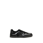 Dolce & Gabbana Black Calf Leather Bos Taurus Sneakers Dolce & Gabbana