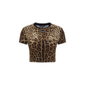 Dolce & Gabbana Beige Cotton T-Shirt Dolce & Gabbana