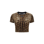 Dolce & Gabbana Beige Cotton T-Shirt Dolce & Gabbana