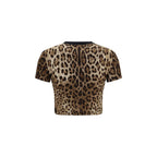 Dolce & Gabbana Beige Cotton T-Shirt Dolce & Gabbana