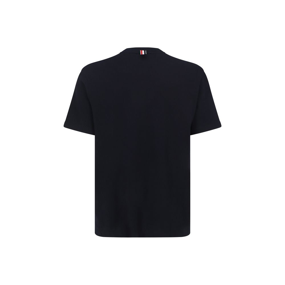 Thom Browne Blue Cotton T-Shirt Thom Browne